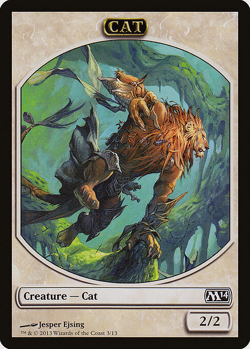 Cat — Magic 2014 Tokens 3