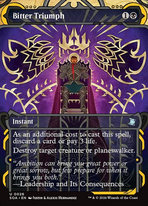 Amargo Triunfo — Secrets of Strixhaven Mystical Archive 26