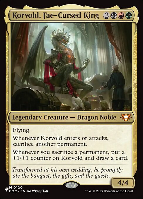 Korvold, Fae-Cursed King — The List EOC-120