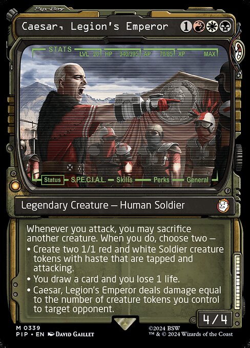 Caesar, Legion's Emperor — Fallout 339