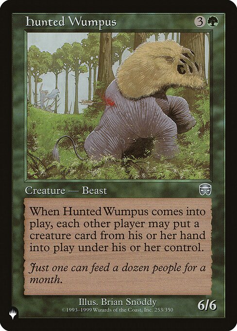 Wumpus Caçado — The List MMQ-253