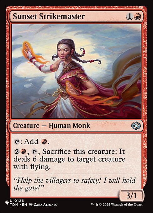 Sunset Strikemaster — The List TDM-126