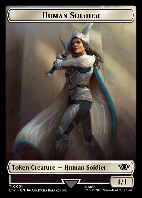 Human Soldier — Tales of Middle-earth Tokens 1