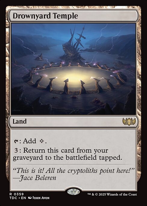 Templo da Costa Náufraga — Tarkir: Dragonstorm Commander 359
