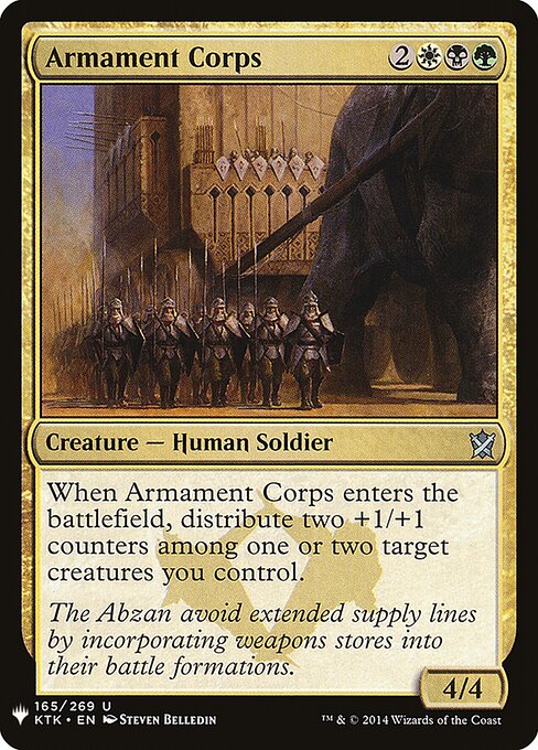 Tropas de Armamento — The List KTK-165
