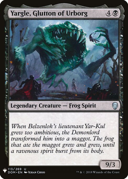 Yargle, Glutão de Urborg — The List DOM-113