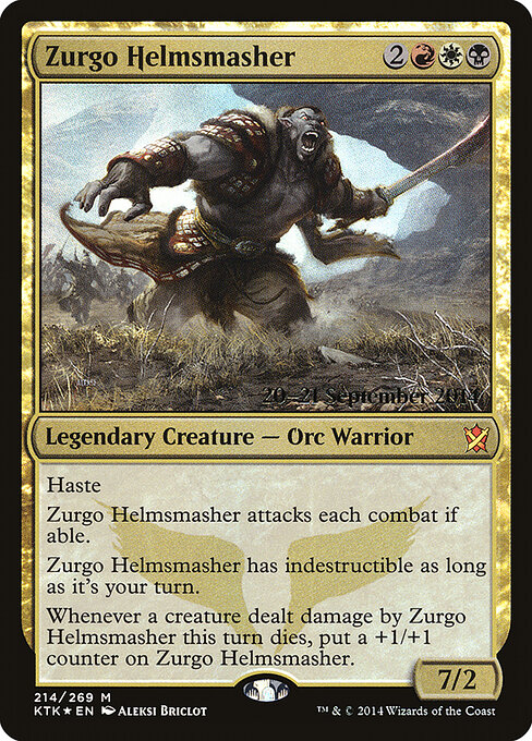 Zurgo Quebra-elmo — Khans of Tarkir Promos 214s