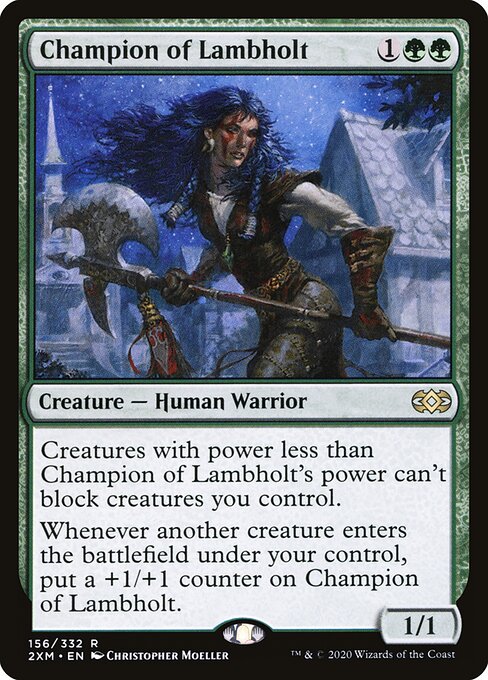 Campeão de Lambholt — Double Masters 156