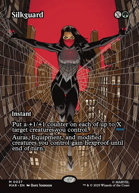 Proteção da Seda — Marvel Universe 37