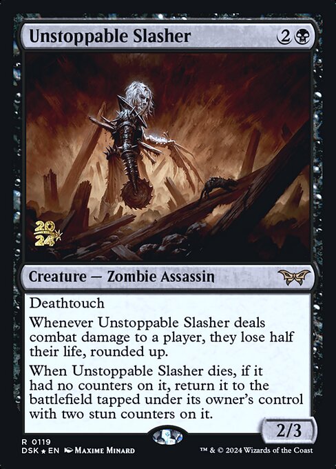 Unstoppable Slasher — Duskmourn: House of Horror Promos 119s