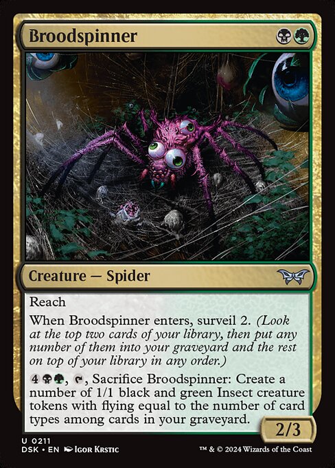Broodspinner — Duskmourn: House of Horror 211