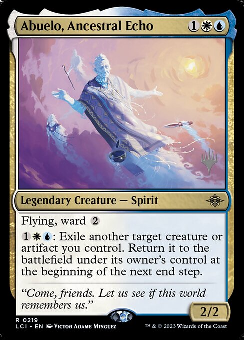 Abuelo, Eco Ancestral — The Lost Caverns of Ixalan Promos 219p