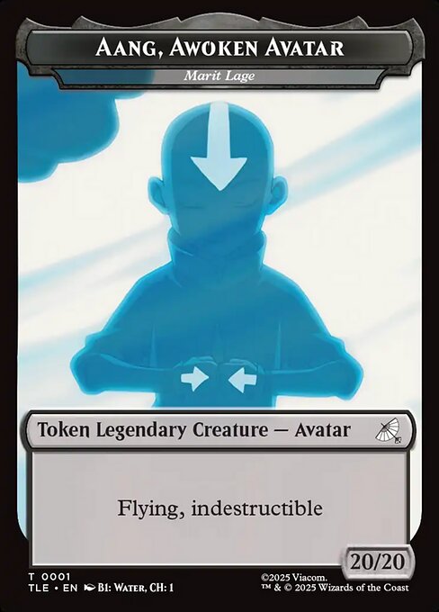 Aang, Awoken Avatar — Avatar: The Last Airbender Eternal Tokens 1