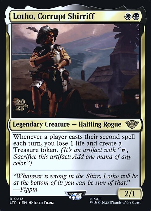Lotho, Condestável Corrupto — Tales of Middle-earth Promos 213s