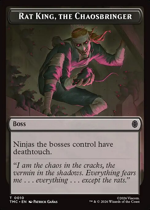 Rat King, the Chaosbringer — Teenage Mutant Ninja Turtles Eternal Tokens 10