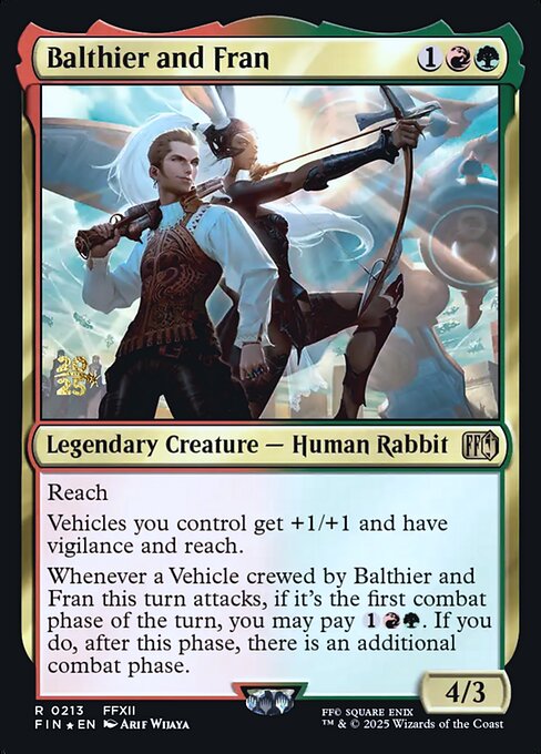 Balthier and Fran — Final Fantasy Promos 213s