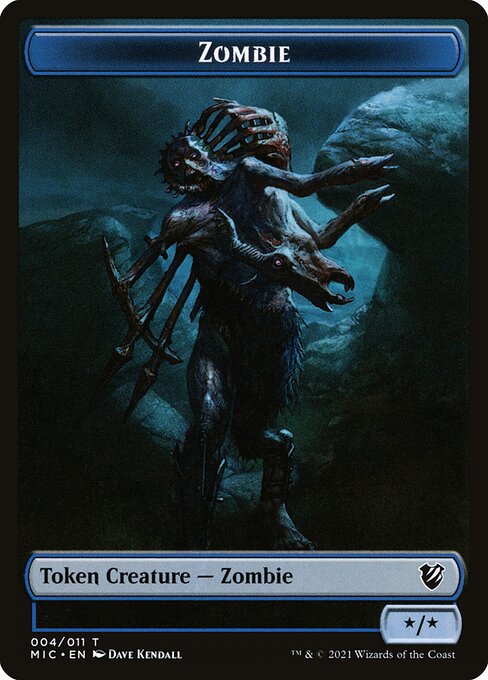 Zombie — Midnight Hunt Commander Tokens 4