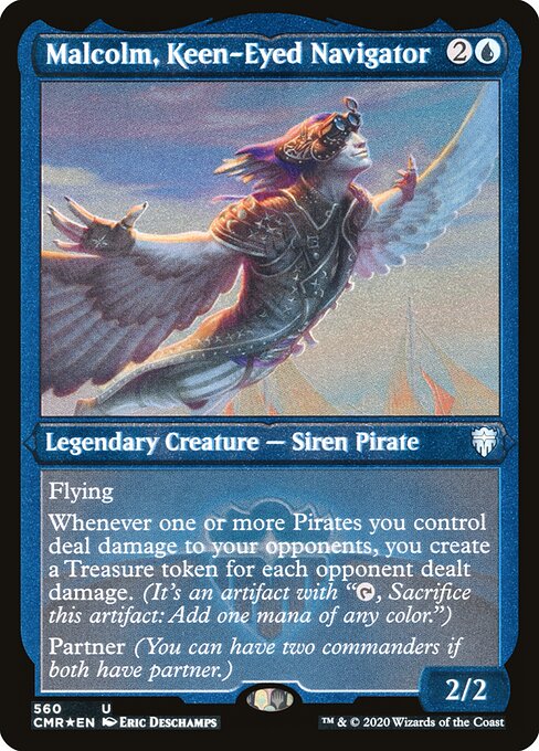 Malcolm, Navegador da Hipervisão — Commander Legends 560