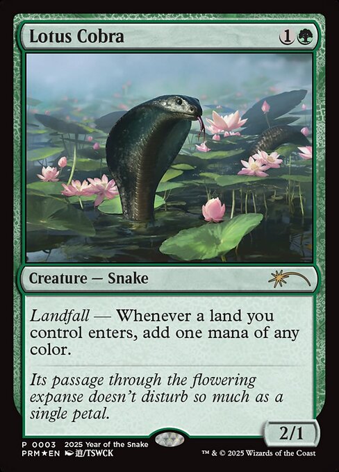 Cobra de Lótus — Year of the Snake 2025 3