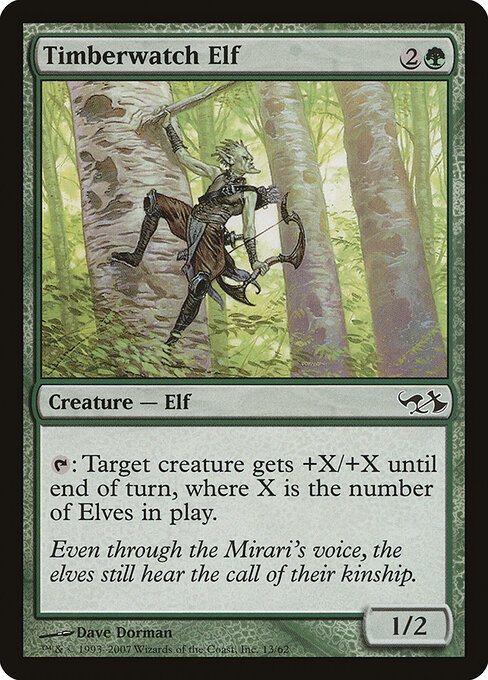 Elfo Vigia dos Pinheiros — Duel Decks: Elves vs. Goblins 13