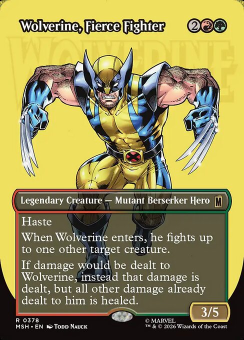 Wolverine, Fierce Fighter — Marvel Super Heroes 378