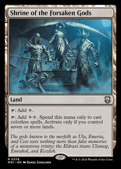 Santuário dos Deuses Esquecidos — Modern Horizons 3 Commander 376