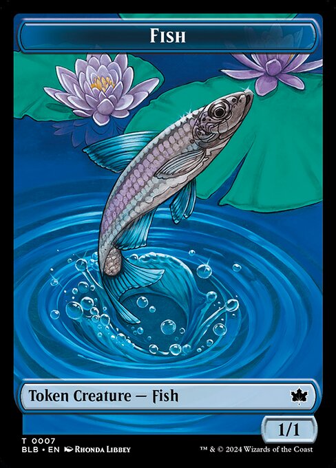 Fish — Bloomburrow Tokens 7