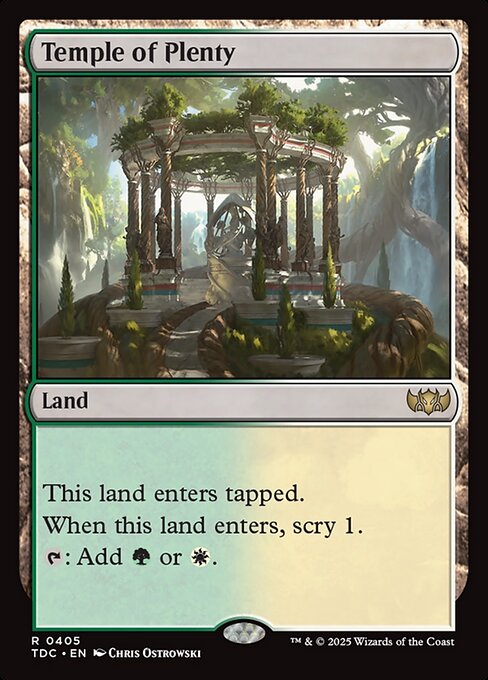 Templo da Fartura — Tarkir: Dragonstorm Commander 405