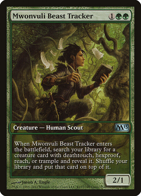 Rastreador de Feras de Mwonvuli — Magic 2013 Promos 177★
