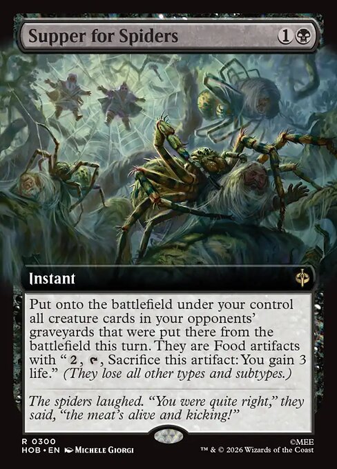 Supper for Spiders — The Hobbit 300