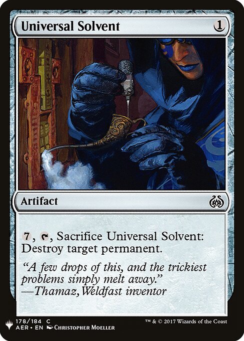 Solvente Universal — The List AER-178