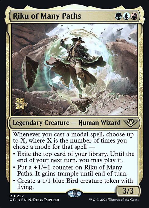 Riku dos Muitos Caminhos — Outlaws of Thunder Junction Promos 227s