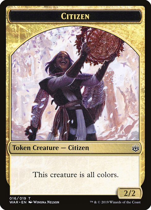 Citizen — War of the Spark Tokens 16