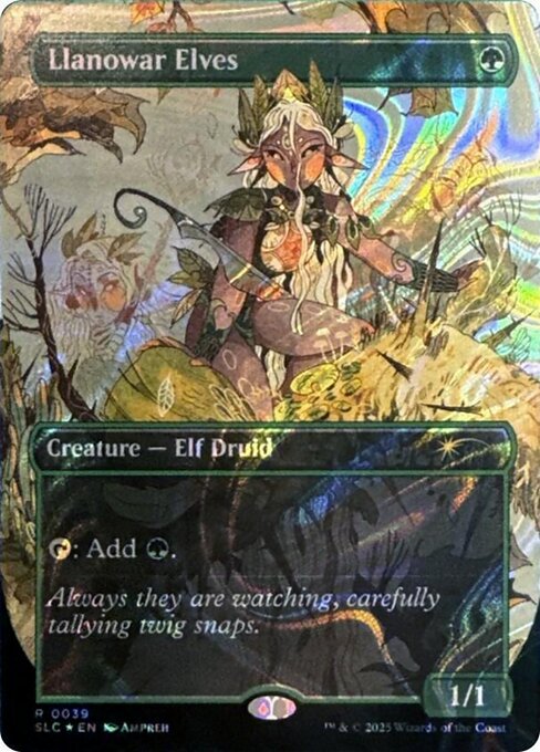 Elfos de Llanowar — Secret Lair Countdown 39