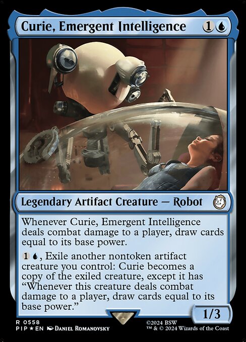 Curie, Emergent Intelligence — Fallout 558