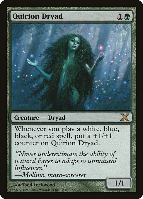 Dríade Quirion — Tenth Edition 287