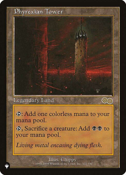 Torre Phyrexiana — The List USG-322