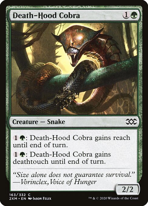 Naja do Capuz Letal — Double Masters 163