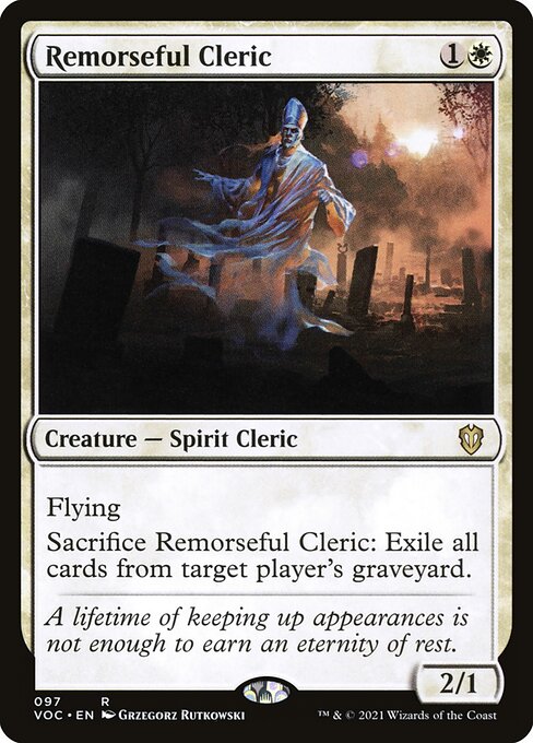 Clérigo Arrependido — Crimson Vow Commander 97