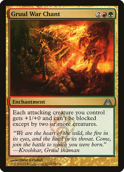 Gruul War Chant — Dragon's Maze 75
