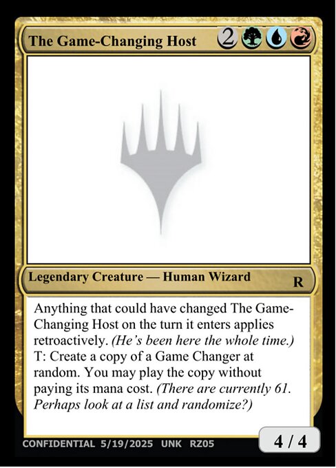 The Game-Changing Host — Unknown Event RZ05j