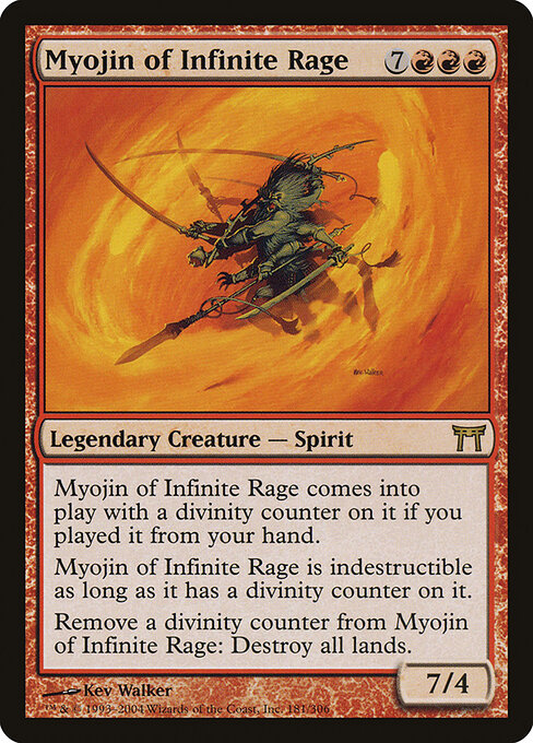 Myojin da Fúria Infinita — Champions of Kamigawa 181