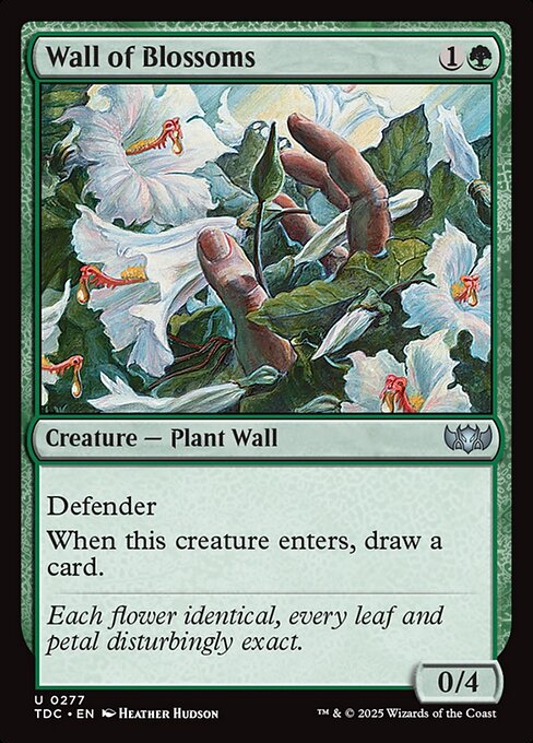 Barreira de Flores — Tarkir: Dragonstorm Commander 277