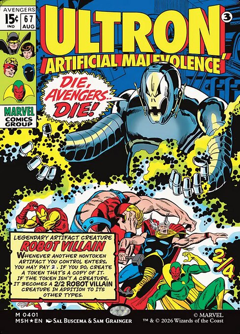 Ultron, Artificial Malevolence — Marvel Super Heroes 401