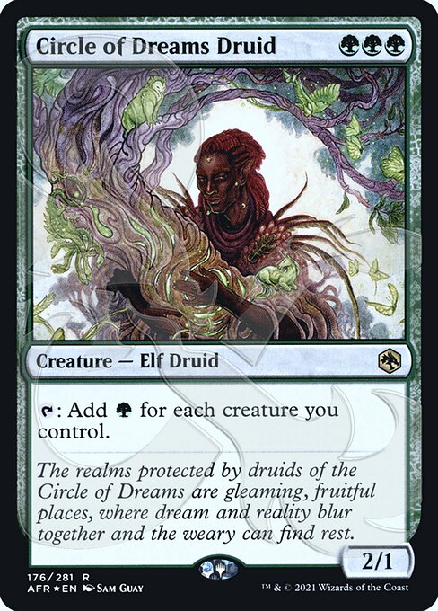 Druida do Círculo dos Sonhos — Adventures in the Forgotten Realms Promos 176a