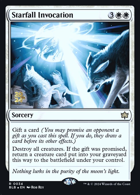 Starfall Invocation — Bloomburrow Promos 34s