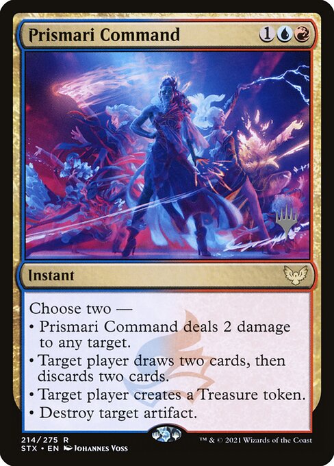 Comando de Prismari — Strixhaven: School of Mages Promos 214p
