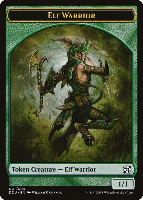 Elf Warrior — Duel Decks: Elves vs. Inventors Tokens 1