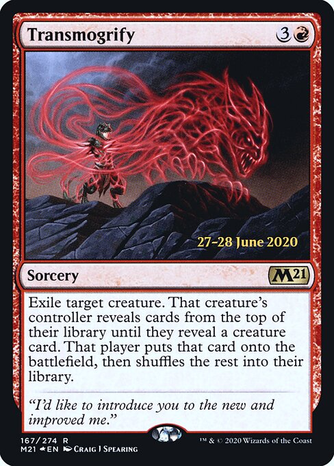 Transmogrificar — Core Set 2021 Promos 167s