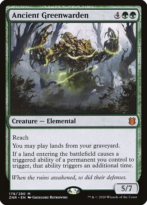 Guardião da Flora Ancestral — Zendikar Rising 178
